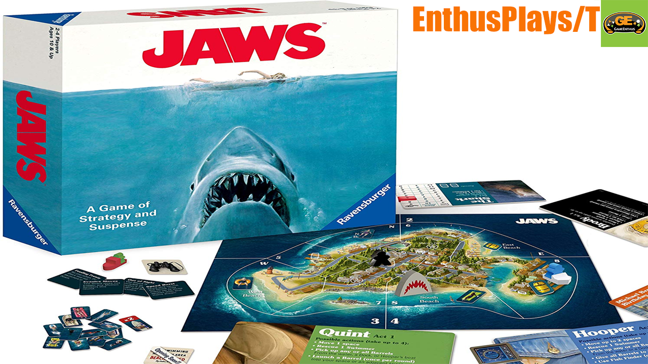 Jaws (Board Game) EnthusPlays GameEnthus Analog Games(Board Games