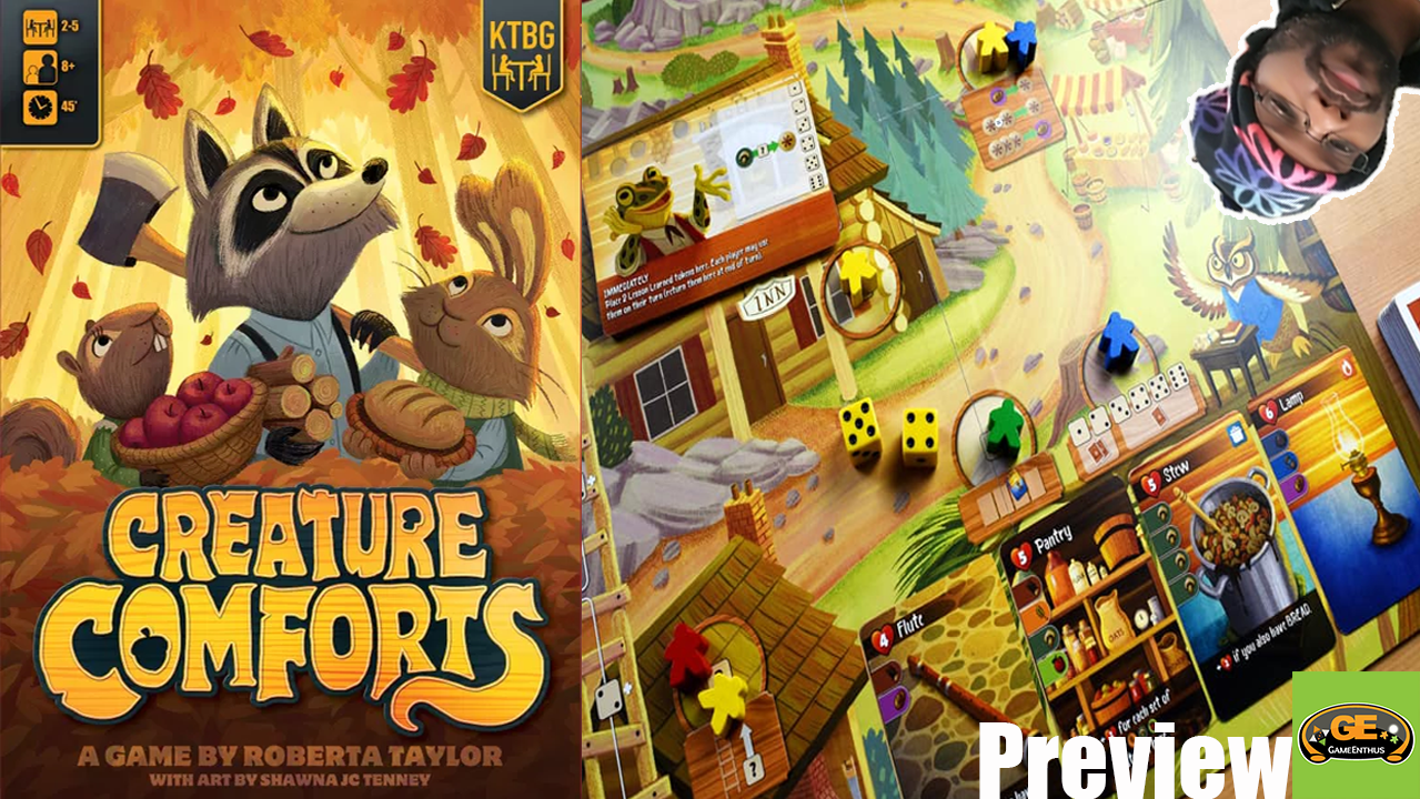Creature Comforts Preview | Cordial and Competitive Critters - Preview